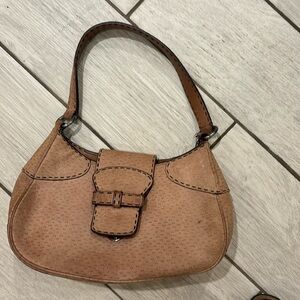 Prada brown leather purse